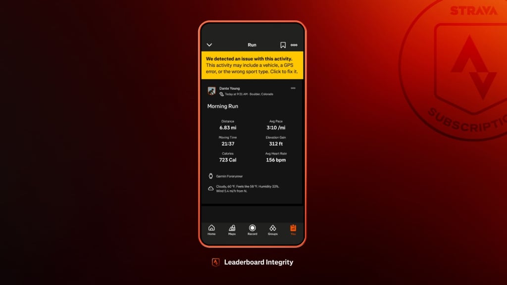 strava leaderboard cheating