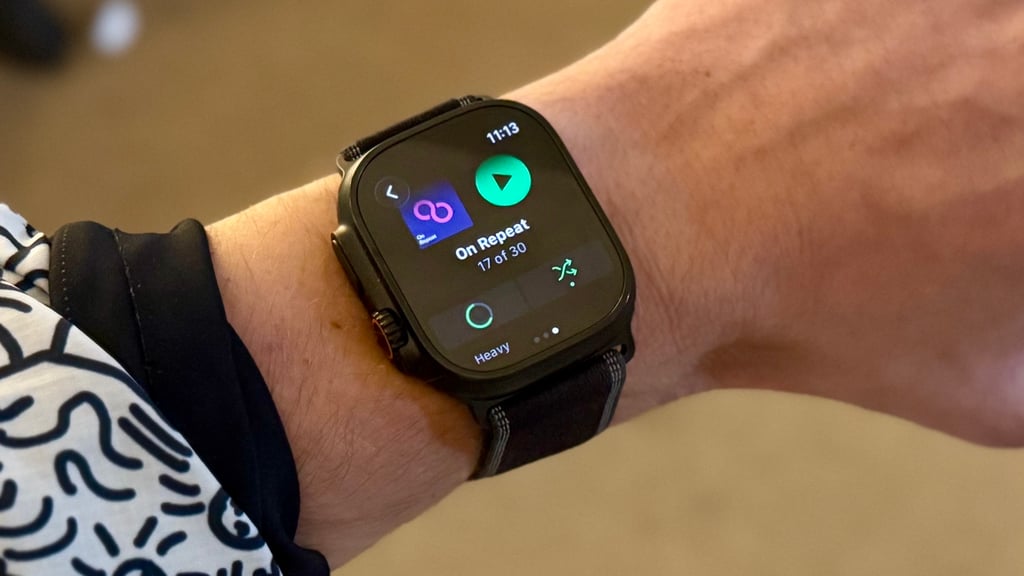 apple watch spotify playlist