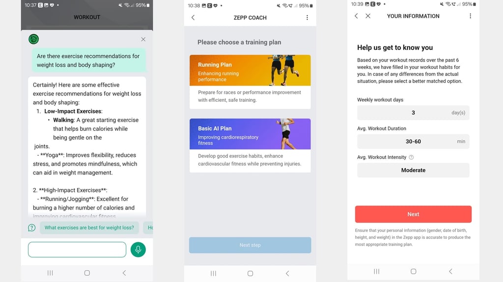 Amazfit Balance 2 training app 2