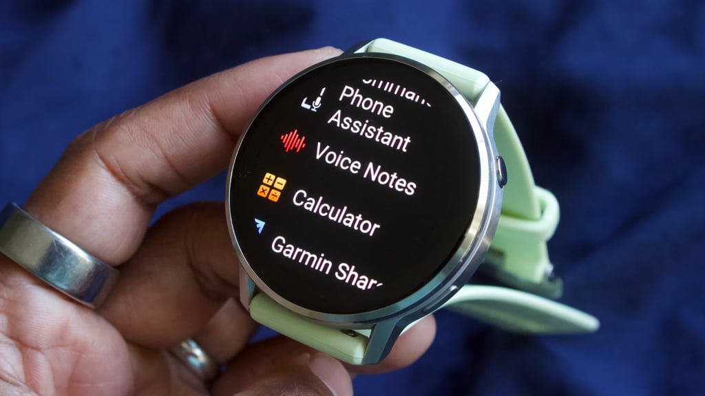 garmin venu 4 voice notes