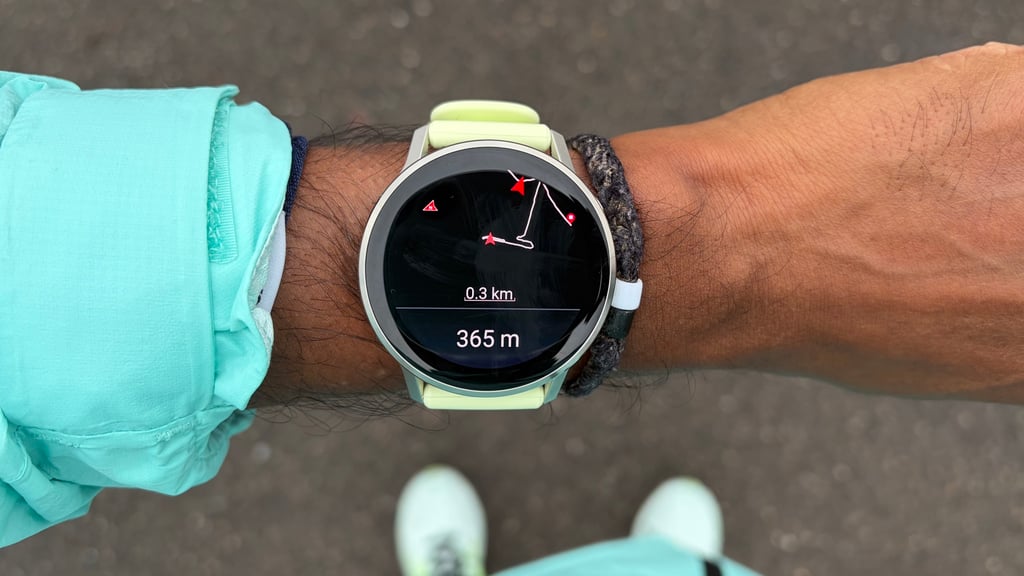 garmin venu 4 on wrist running