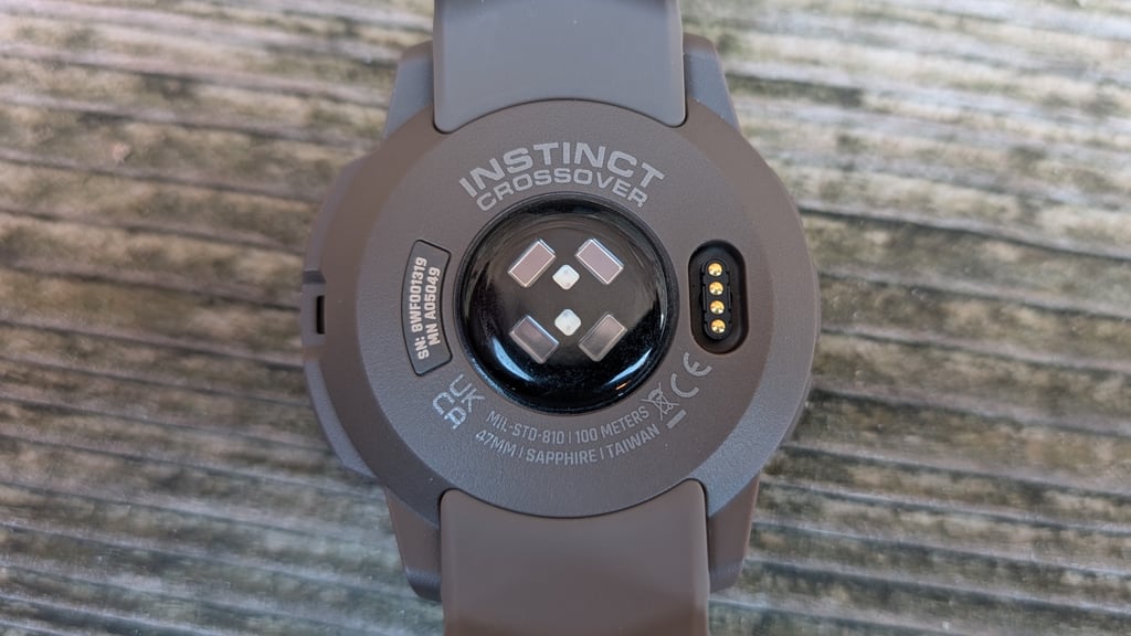 optical sensor on a garmin instinct watch