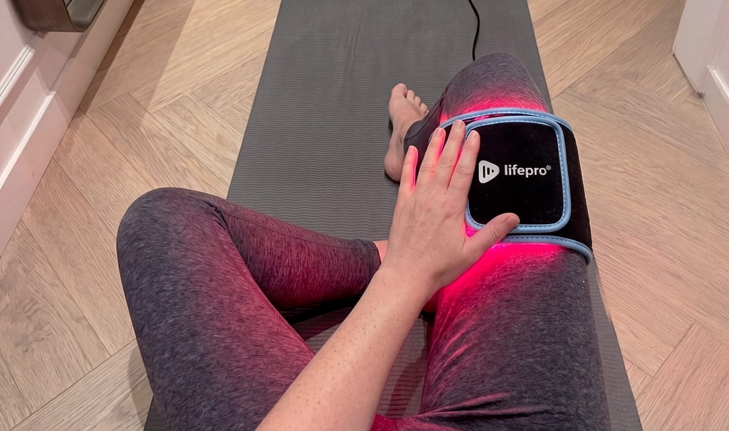 LifePro belt on the thigh