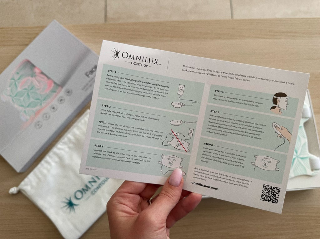 omnilux contour usage instructions