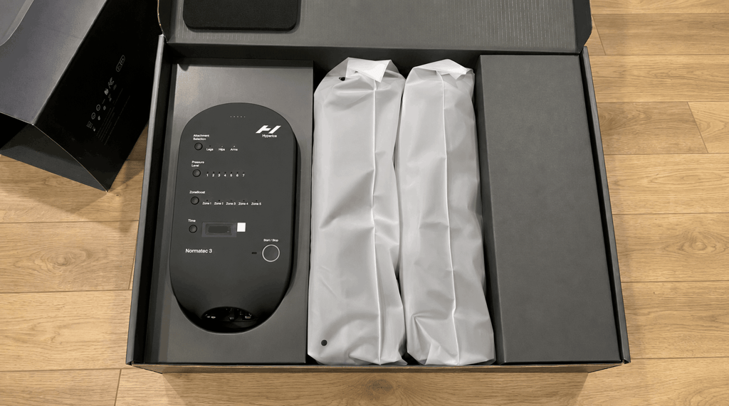 Normatec compression boots unboxed