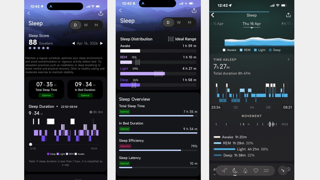 Pin Pulse sleep tracking