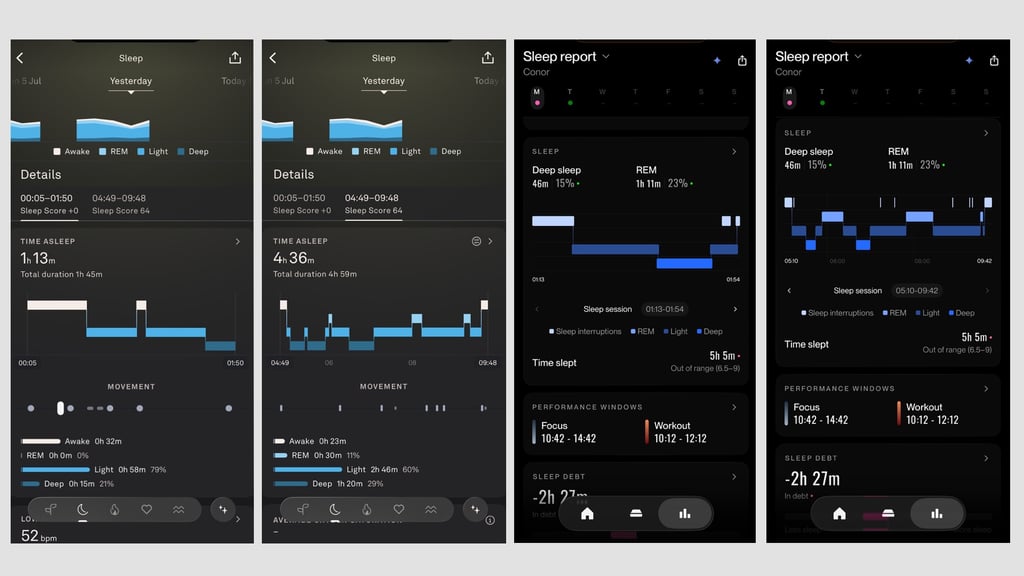 oura ring 5 vs eight sleep pod 5