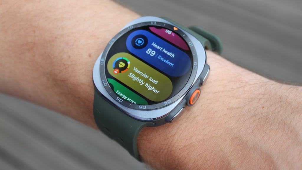 samsung galaxy watch ultra 2 vascular load