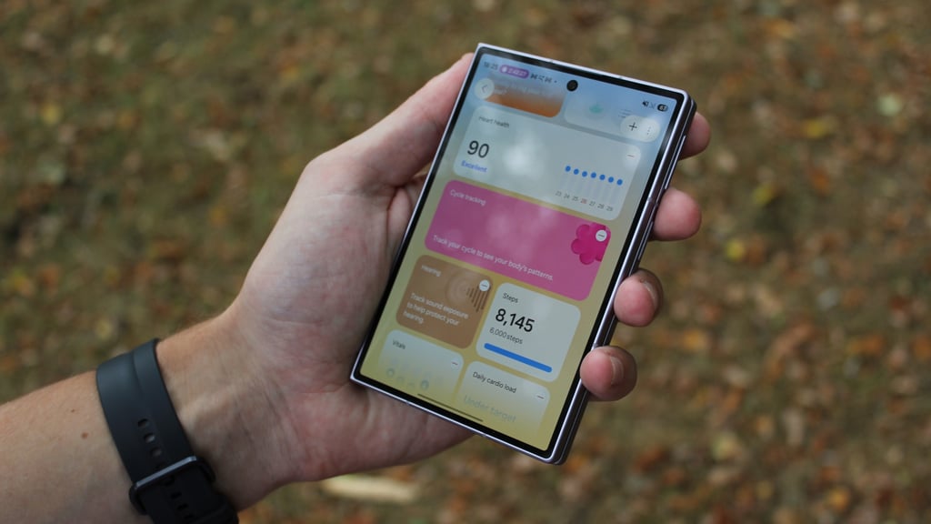 samsung health app z fold 8