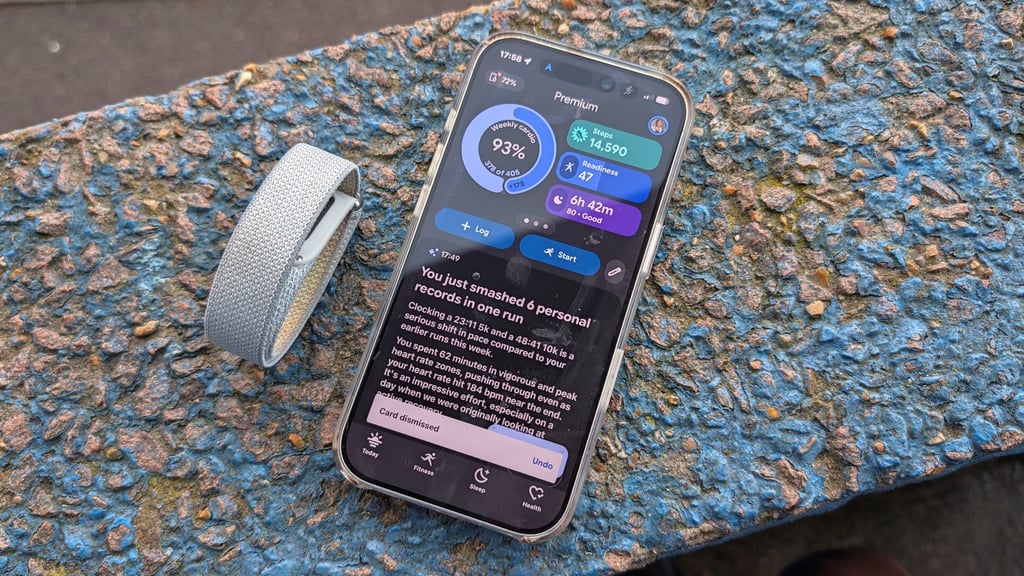 Fitbit Air and Google Health app