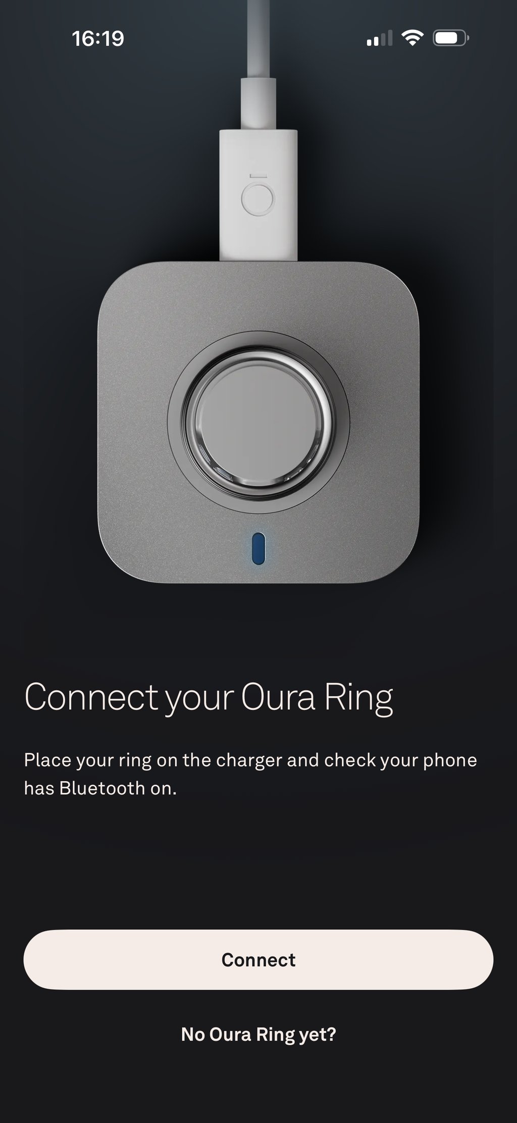 connecting oura ring