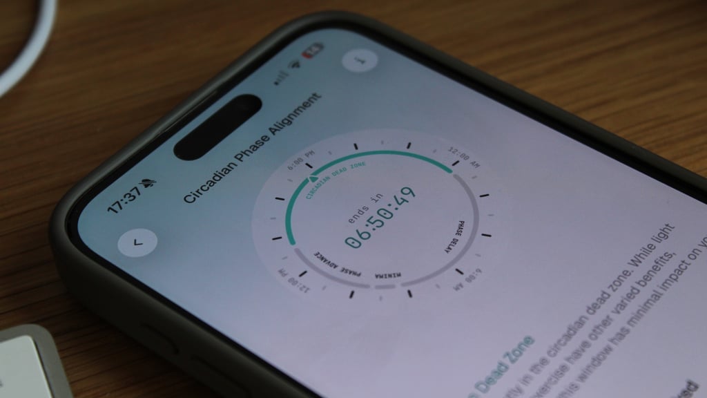 ultrahuman ring pro circadian window app
