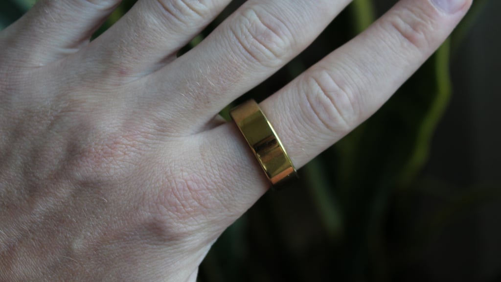 ultrahuman ring pro top of hand