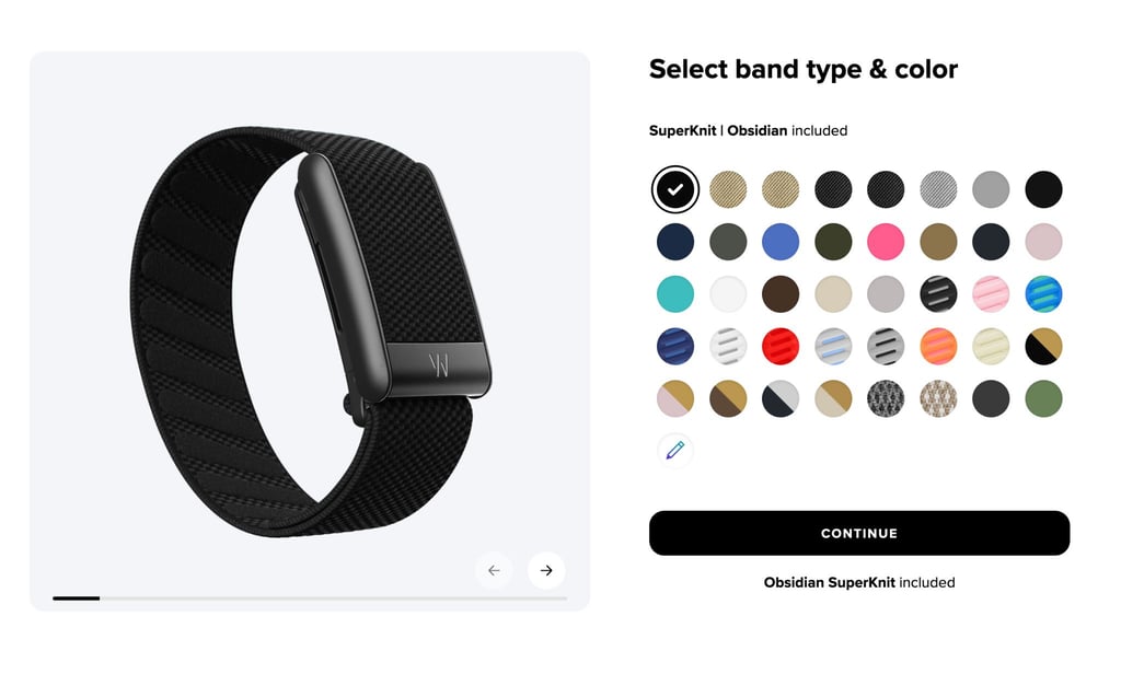 whoop Choose your preferred band