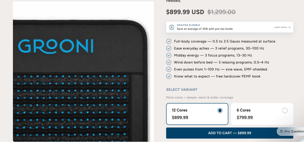add your chosen grooni product