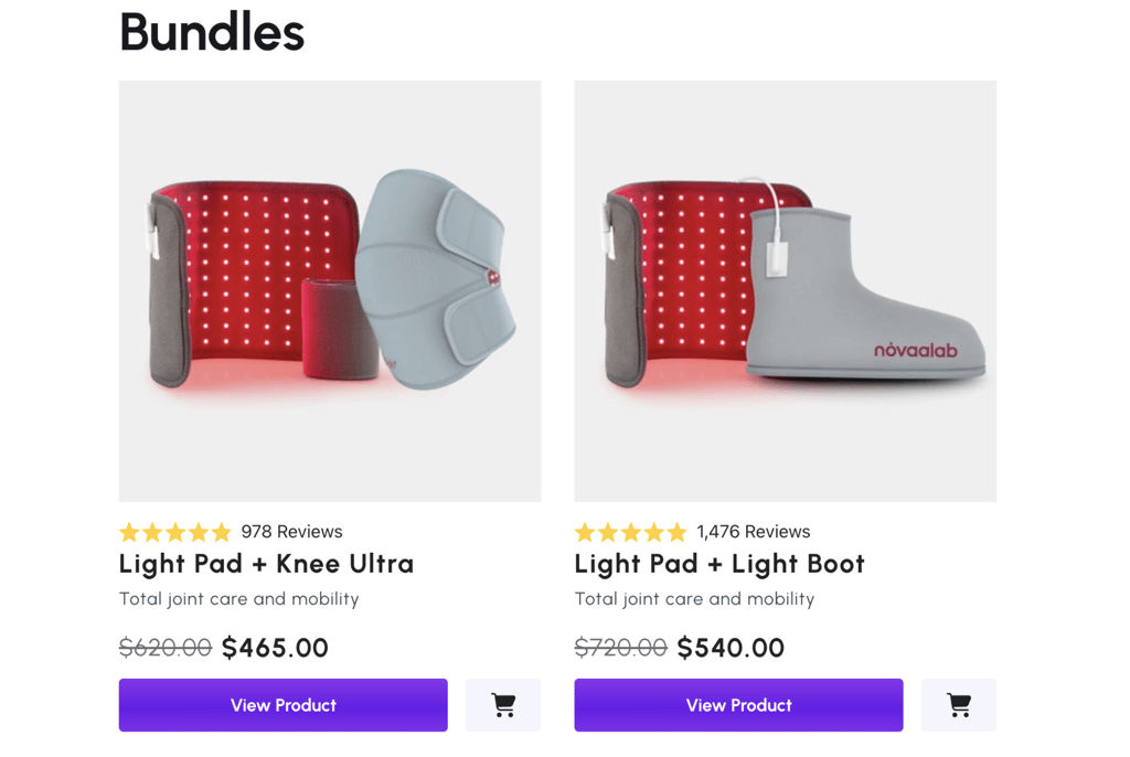 choose novaalab bundles