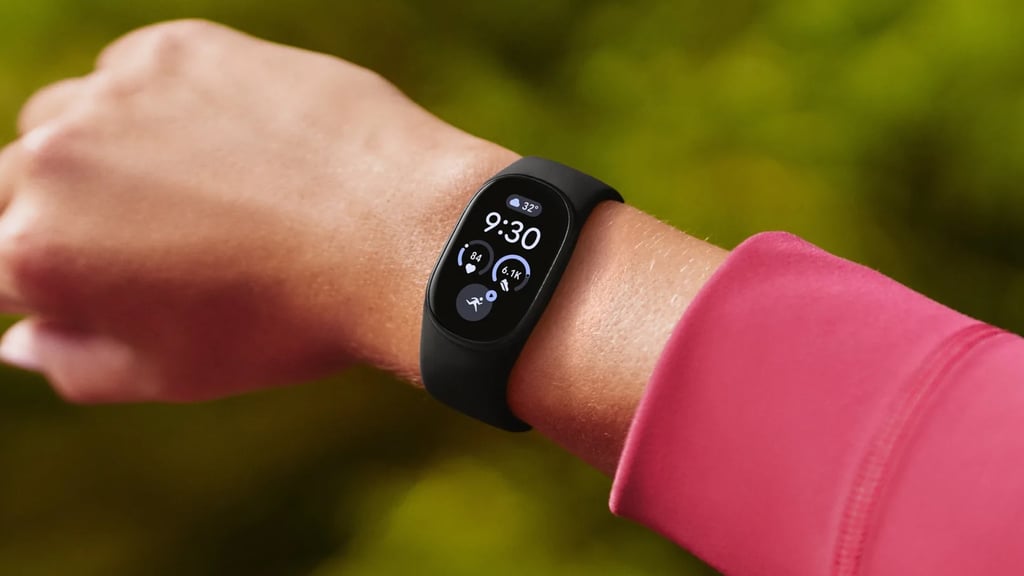 fitbit edge on wrist