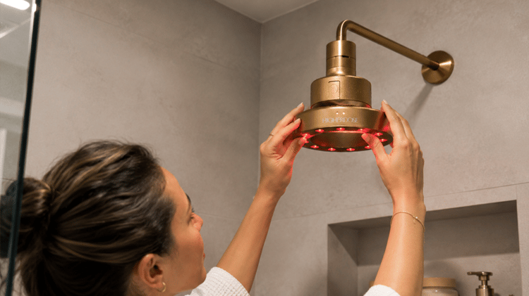 higherdose red light showerhead filter review