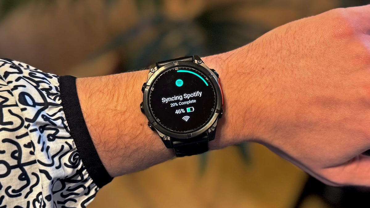 garmin spotify sync