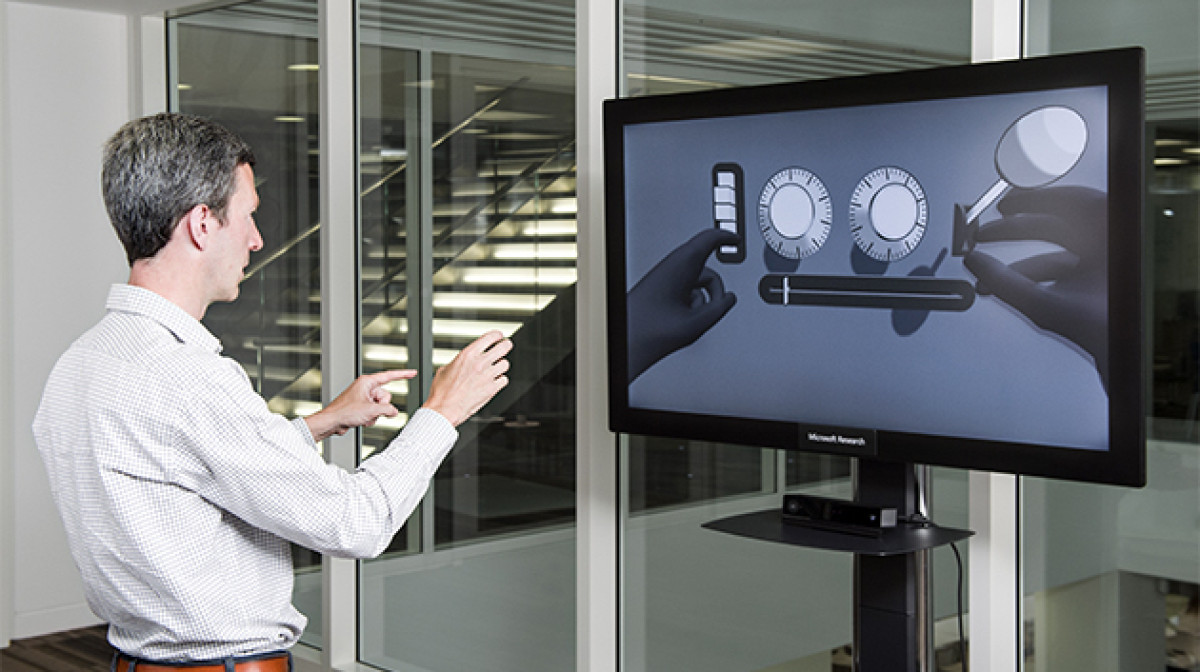 Microsoft Research's hand tracking tech will let you feel objects in VR