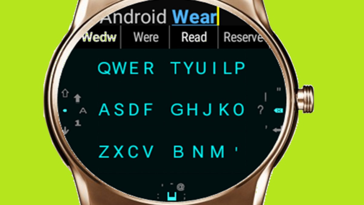 Snapkeys smartwatch keyboard launches for Android Wear 2.0