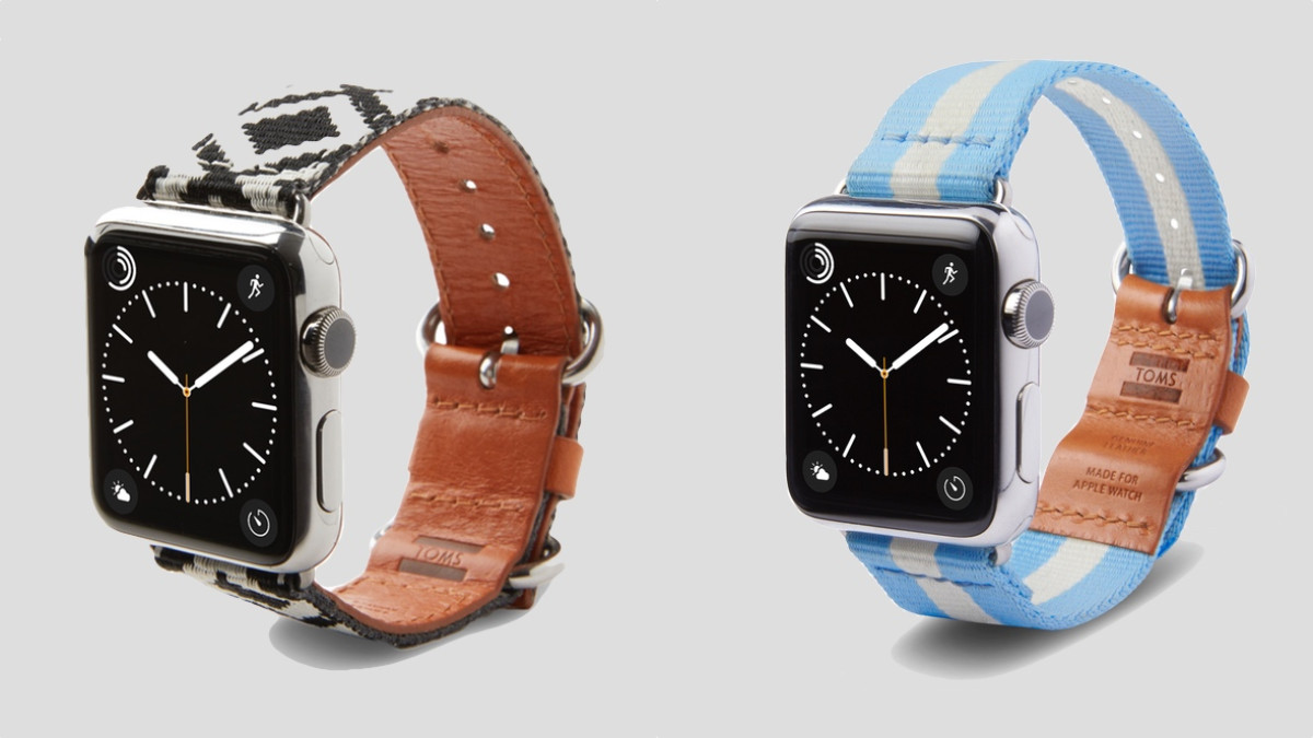 Toms Apple Watch bands will provide light for people in need