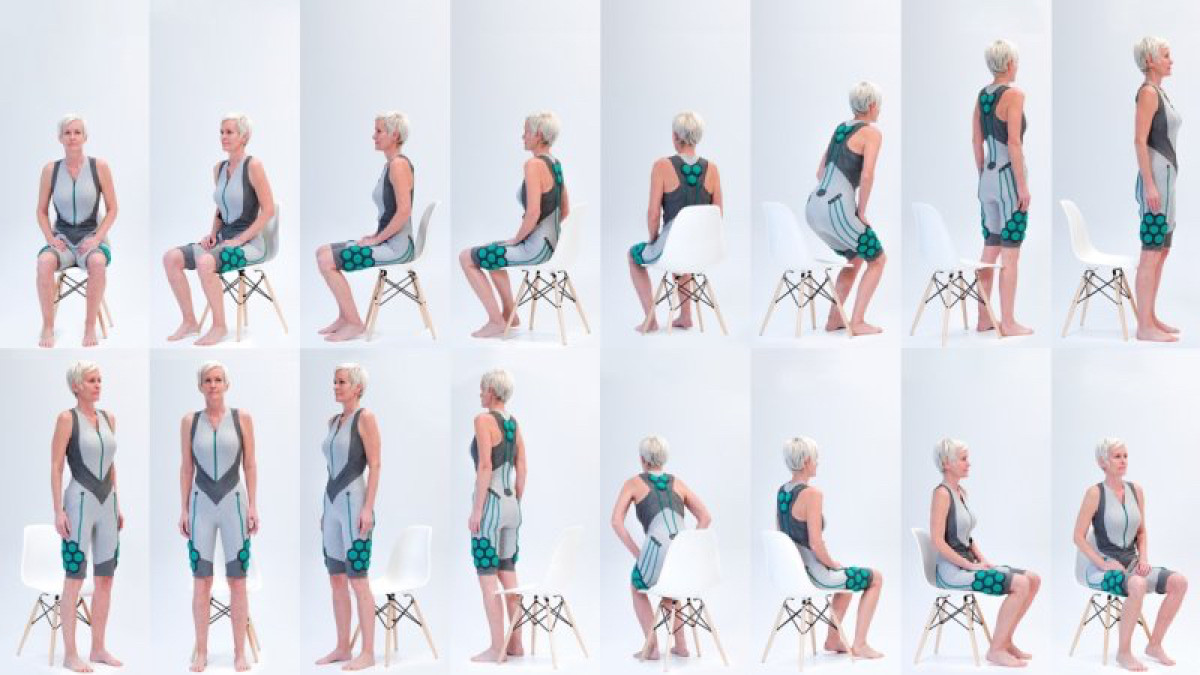 Superflex and Yves Béhar team up on powered bodysuits for the elderly