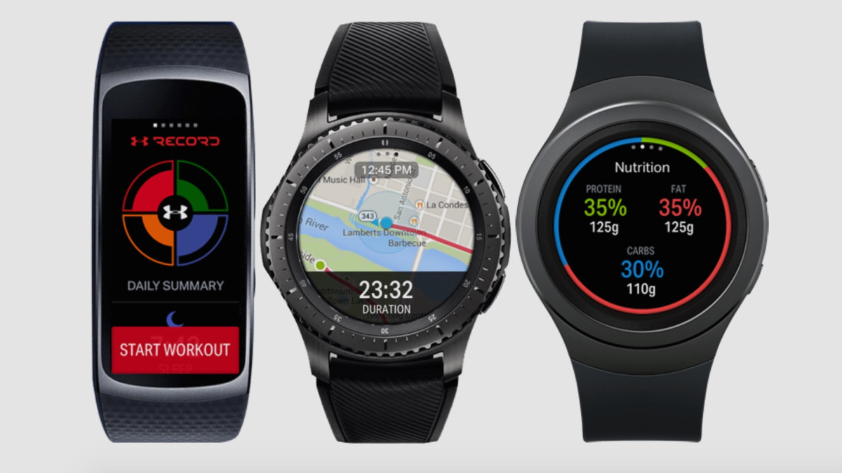 Under Armour apps have officially landed on Samsung wearables