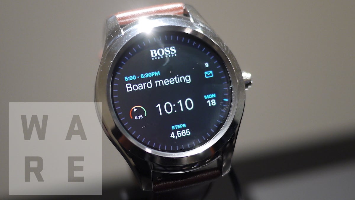 Hugo Boss Touch is the designer's first Android Wear smartwatch