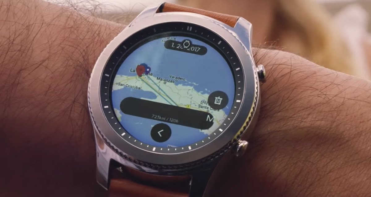 New Samsung Gear S3 watchface trio land