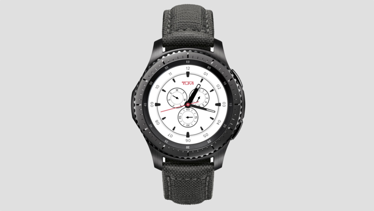 Samsung's special edition TUMI Gear S3 is made for the frequent flyer