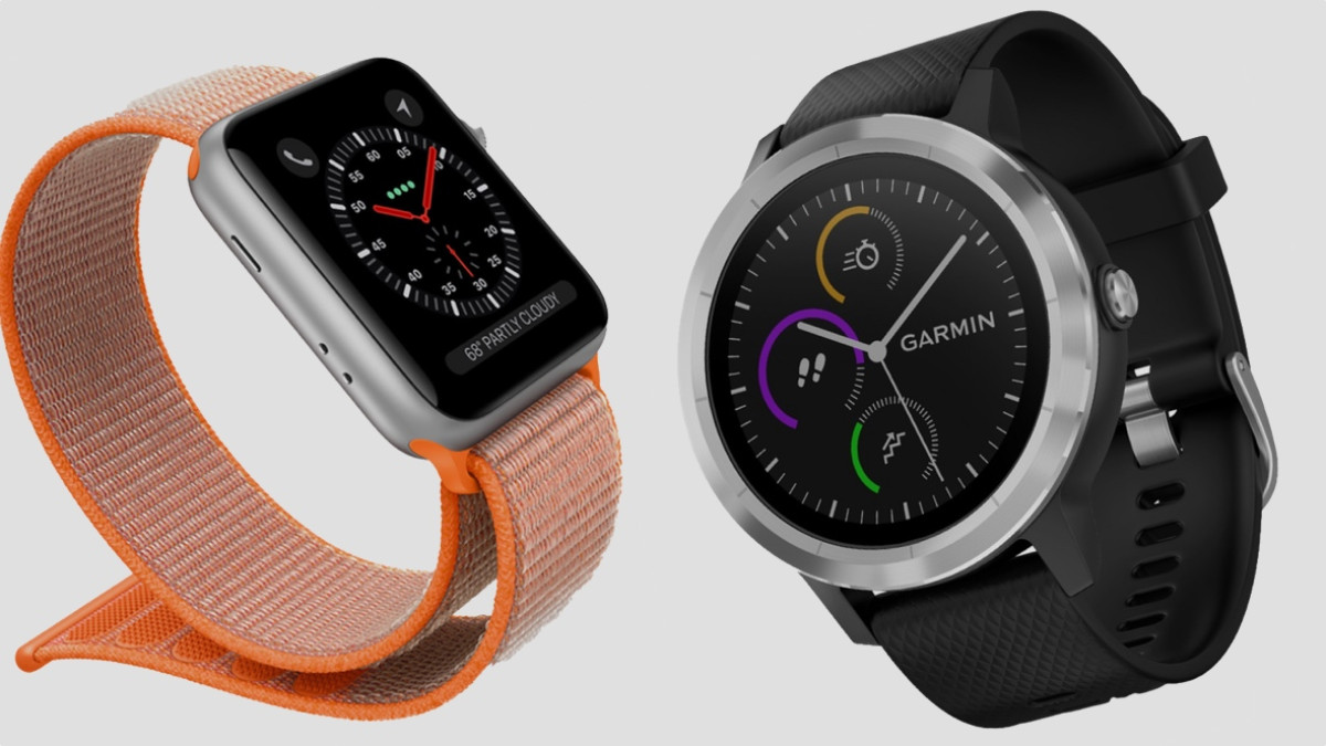 Apple Watch Series 3 v Garmin Vivoactive 3: The sporty smartwatches do battle