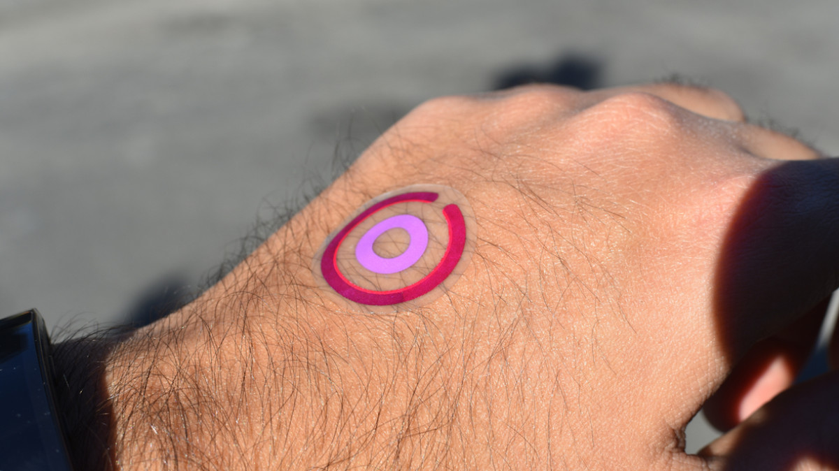 I had fun in the sun with LogicInk's UV-sensing temporary tattoo