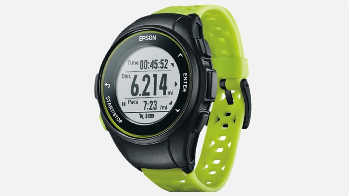 Epson's new ProSense running watch collection goes big on battery life