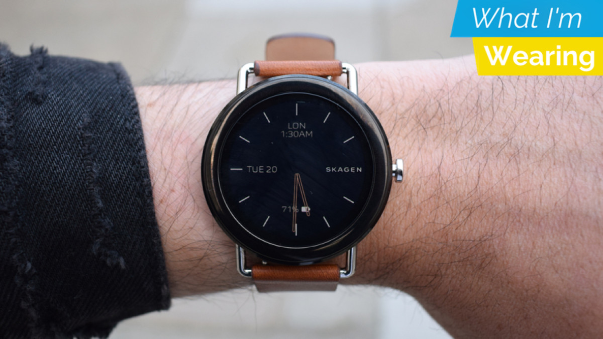 What I'm Wearing: Skagen Falster with analogue watch face