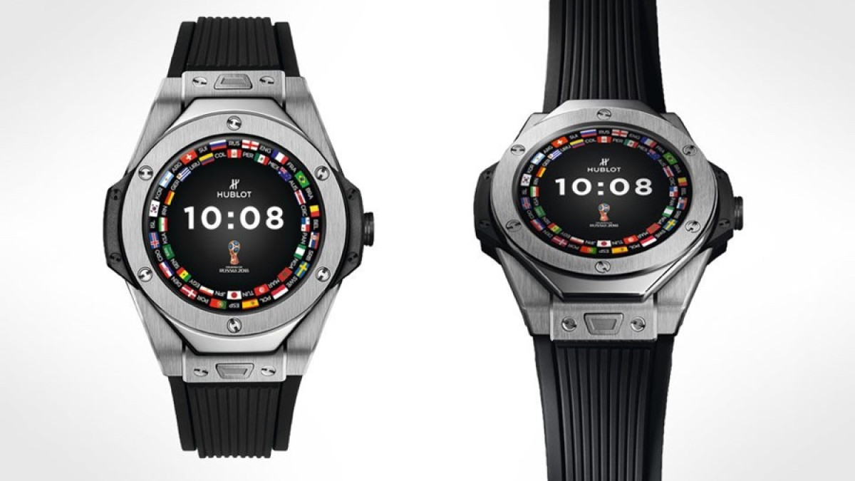 Hublot's first smartwatch is called the Big Bang Referee 2018 FIFA World Cup Russia