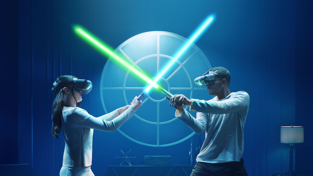 You can now lightsaber battle your friends in Lenovo and Disney's Jedi Challenges