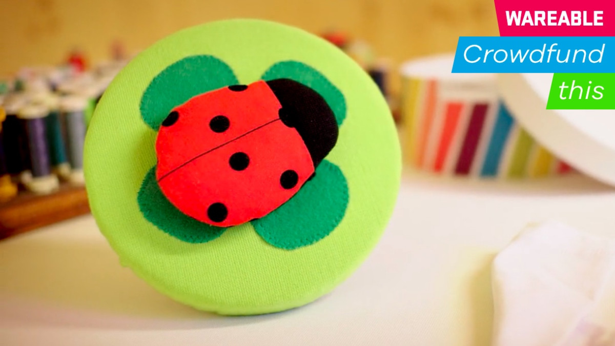 This wearable ladybird sticks to your child's clothing and monitors vitals