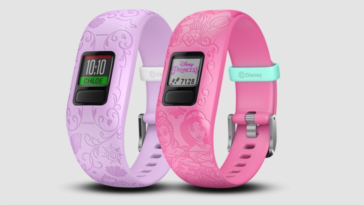 Garmin Vivofit jr 2 kids fitness tracker dresses up like a Disney Princess