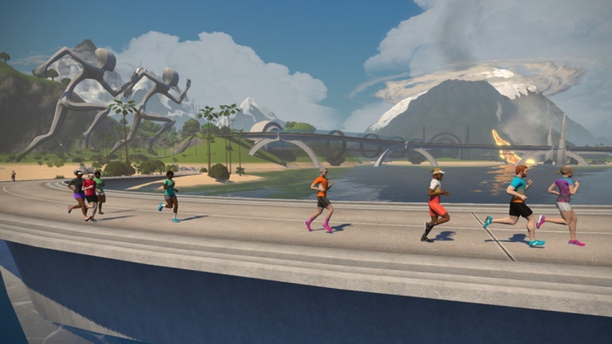 Zwift introduces running routes where you can ditch the cyclists