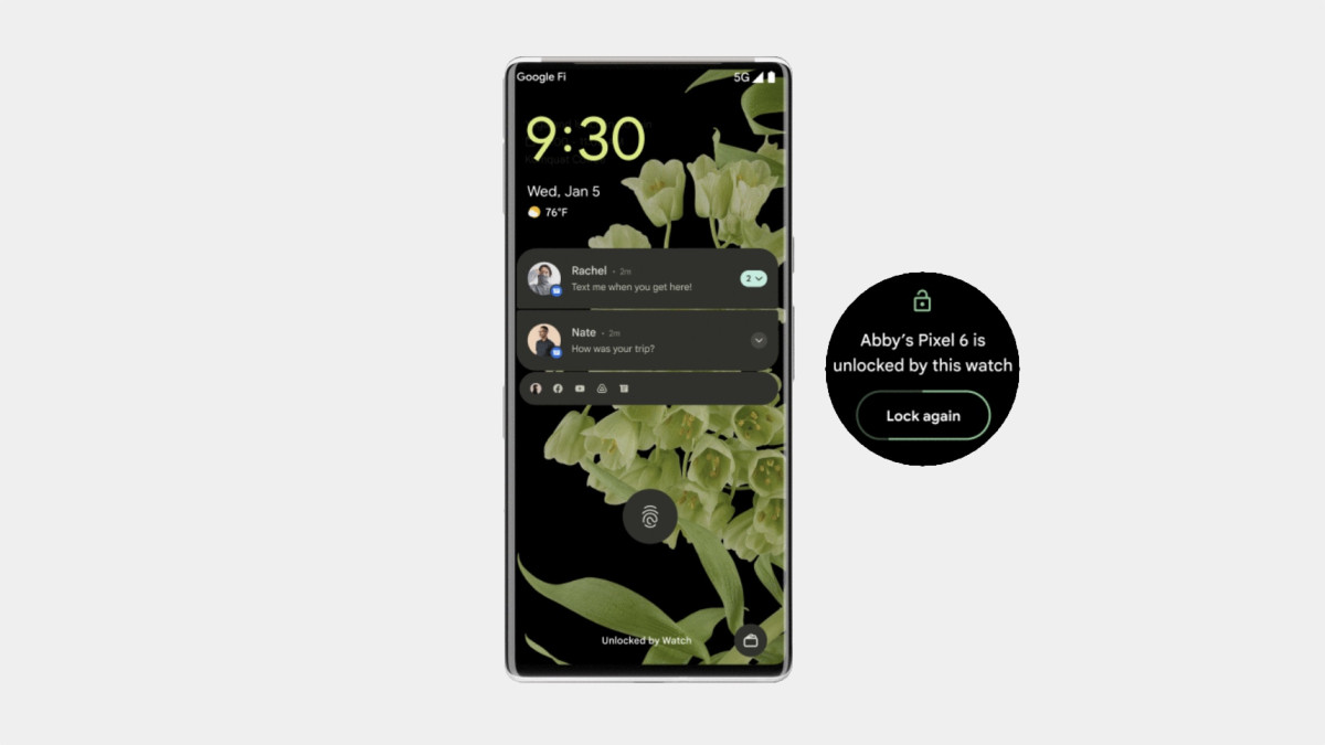 Wear OS smartwatches will soon be able to unlock your Android phone and laptop