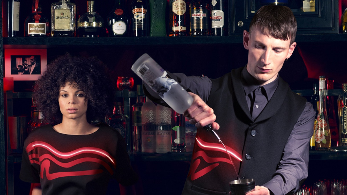 W London debuts music reactive uniforms with Glofaster tech