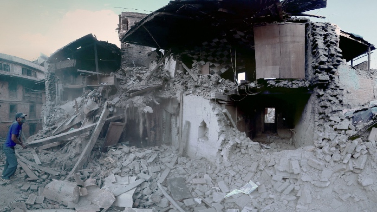 Get up close to the aftermath of the Nepal earthquake in VR