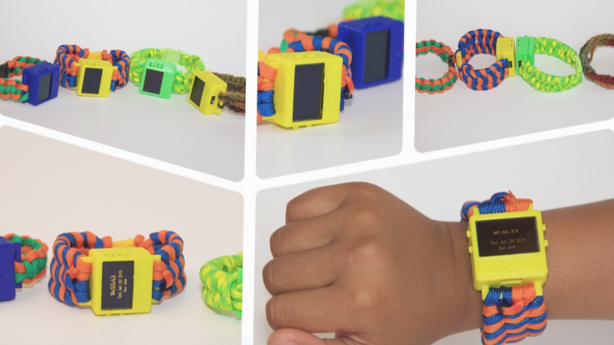 8-year-old kid knocks up 3D printed smartwatch