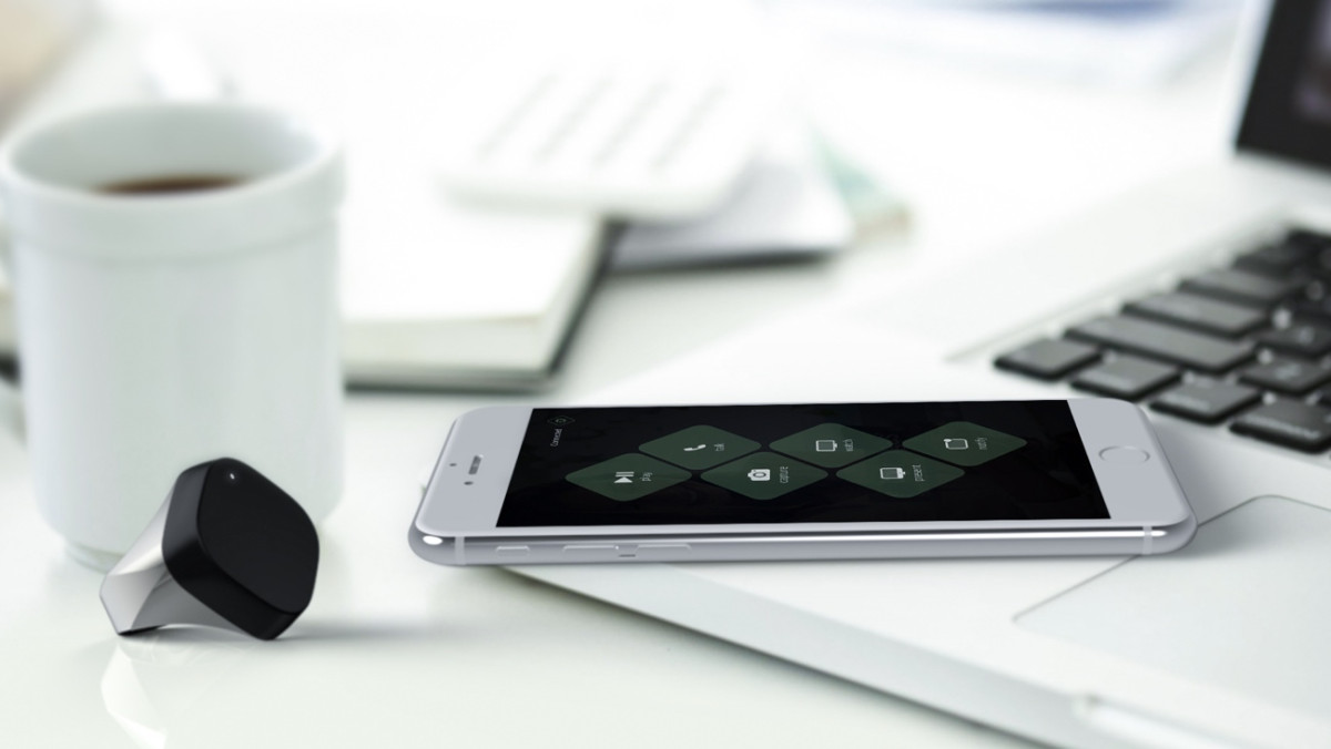 This connected ring has a smart touchpad that lets you swipe to control your gadgets