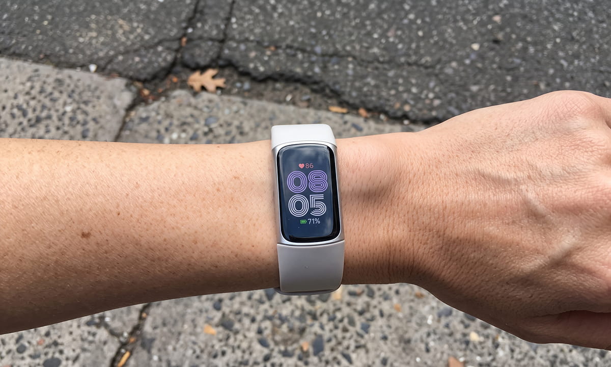 Fitbit Charge 6 on wrist