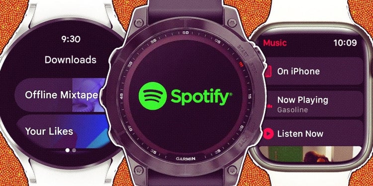 apple watch deezer smartwatch samsung