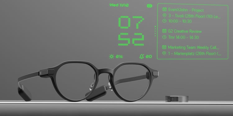 Even Realities launches G2 smart glasses with a smart ring controller Even Realities launches G2 smart glasses with a smart ring controller