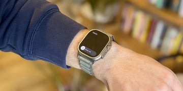 Powering down an Apple Watch Ultra 2