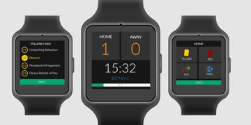 Refsix is the first smartwatch just for football referees